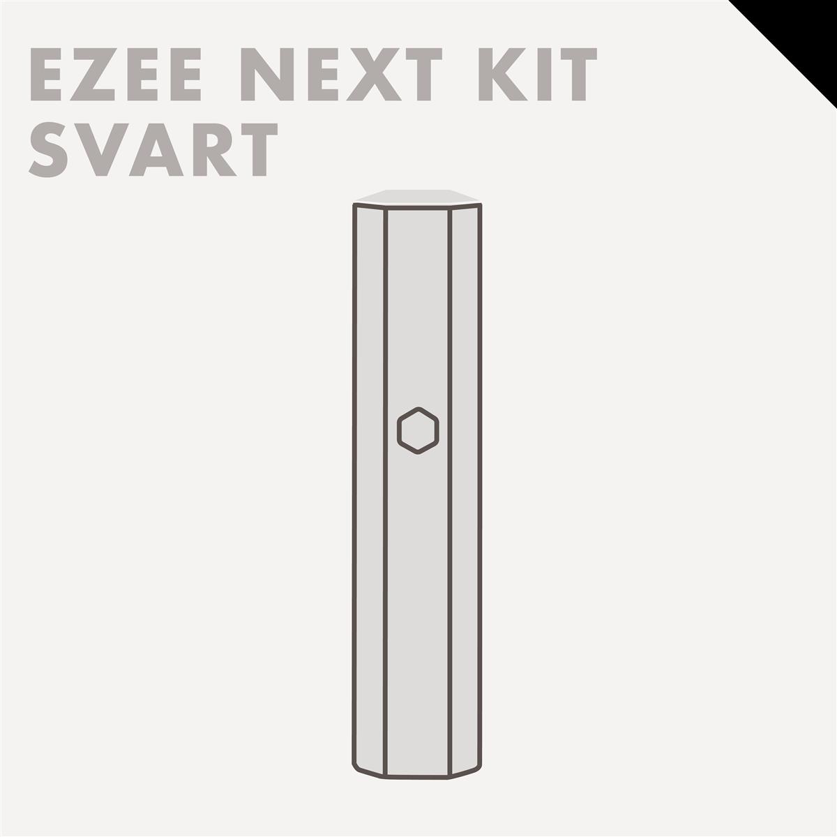 Vape Pod System Oppladbart Kit 400mAh svart batteri Ezee pod