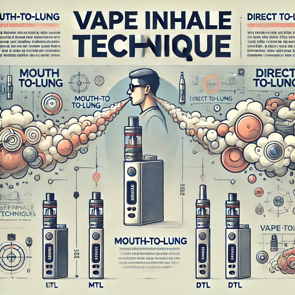 Hvordan inhalere en vape riktig?